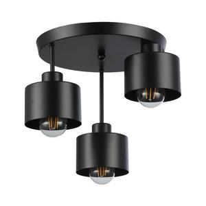 Lustră pe tijă 3xE27/35W/230V d. 30 cm negru imagine