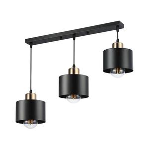 Lustră pe cablu 3xE27/35W/230V negru/auriu imagine