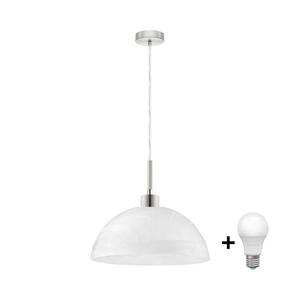 Lustră LED pe cablu 1xE27/60W/230V alb imagine