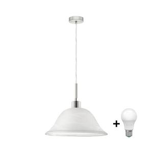 Lustră LED pe cablu 1xE27/60W/230V alb imagine