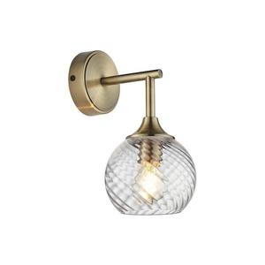 Aplică Endon 103173 ALLEGRA 1xE14/7W/230V alamă/transparent imagine