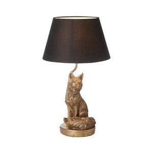 Lampă de masă Endon 106796 FOX 1xE14/6W/230V negru/alamă imagine