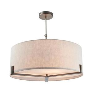 Lustră pe tijă Endon 72635 HAYFIELD 3xE27/40W/230V crom mat/gri imagine