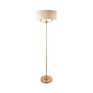 Lampadar Endon 110724 HIGHCLERE 1xE14/40W/230V bej/alamă imagine