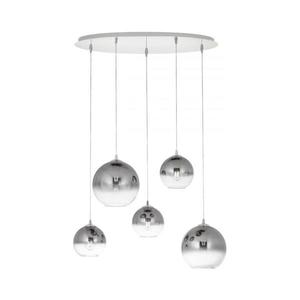 Lustră pe cablu Redo 01-2079 BOWL 5xE27/42W/230V fumuriu imagine