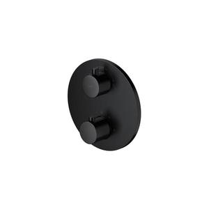 Baterie termostatică de duș pentru instalare ascunsă Cersanit S951-567 ZEN negru imagine