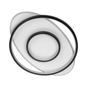 Plafonieră LED/96W/230V 3000-5000K negru/gri imagine