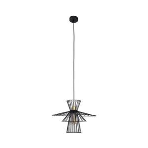 Lustră pe cablu TAREK 1xE27/40W/230V negru imagine
