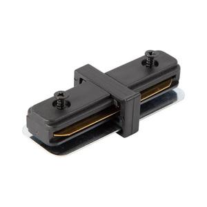 Conector drept pentru corpuri de iluminat în sistem de șină monofazic negru imagine