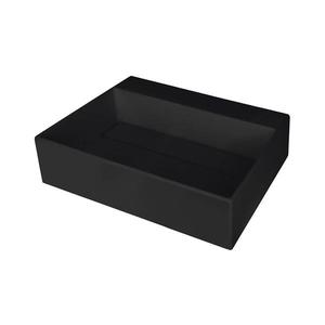 Lavoar pe blat Deante CQR_NU5M CORREO 40x50 cm granit/negru imagine