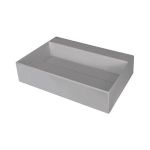 Lavoar pe blat Deante CQR_SU6M CORREO 40x60cm granit/gri metalic imagine