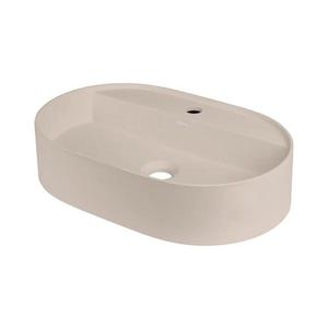 Lavoar pe blat cu orificiu Deante CQS_5U6B SILIA 35x55 cm granit/bej imagine