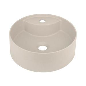 Lavoar pe blat cu orificiu Deante CQS_5U4B SILIA d. 36 cm granit/bej imagine