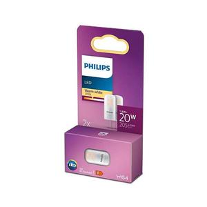 SET 2x bec LED Philips G4/1, 8W/12V 2700K imagine