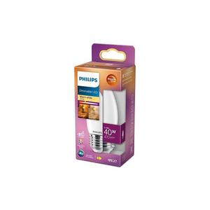 Bec LED dimabil Philips Warm Glow B35 E27/3, 4W/230V 2200-2700K CRI 90 imagine