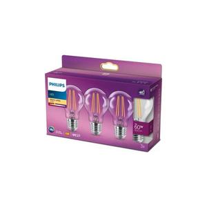 SET 3x bec LED VINTAGE Philips A60 E27/7W/230V 2700K imagine