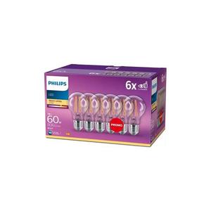 SET 6x bec LED VINTAGE Philips E27/7W/230V 2700K imagine