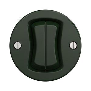 Întrerupător dublu de epocă lap nr. 5 verde imagine