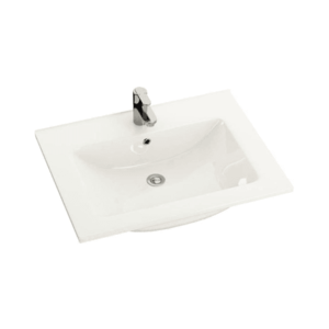 Lavoar încastrat BATH DELUXE 06-060-60-11-01 CHICAGO 61x46, 5 cm alb lucios imagine
