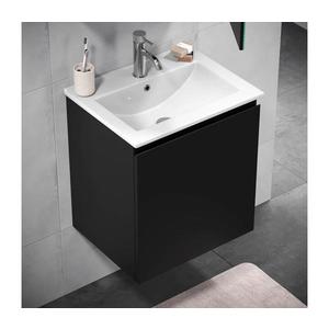 Dulap de baie cu lavoar BATH DELUXE 09-050-63-02-01 KENWOOD 51 cm negru imagine