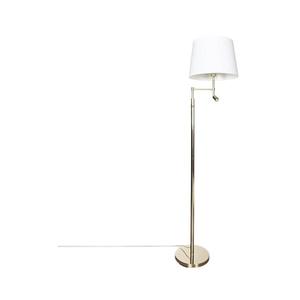 Lampadar LED ByRydens 1988780-6509 ORLANDO 1xE27/5W/230V + LED/3W alb/auriu imagine