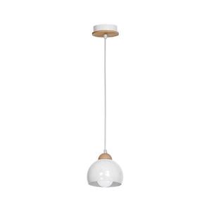 Lustra DAMA 1xE27/60W/230V alb imagine