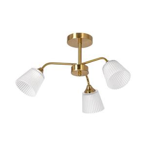 Lustră pe tijă 3xE14/60W/230V auriu imagine