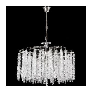 Lustră pe lanț 7xE14/60W/230V d. 54 cm crom lucios imagine