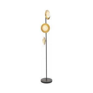 Lampadar Endon 92039 RUFFLE 3xG9/3W/230V negru/auriu imagine