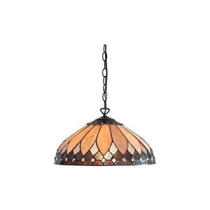Lustră pe lanț Endon 63977 BROOKLYN 1xE27/60W/230V d. 40 cm imagine