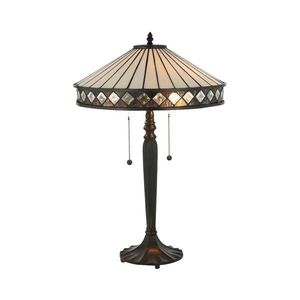 Lampă de masă Endon 70935 FARGO 2xE27/60W/230V d. 41, 5 cm imagine