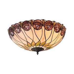Plafonieră Endon 64173 HUTCHINSON 2xE27/60W/230V d. 50 cm imagine