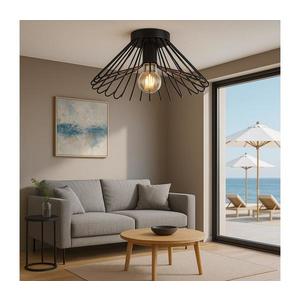 Plafonieră ONLI DUCCIO 1xE27/22W/230V d. 40 cm negru imagine
