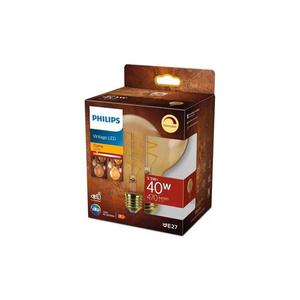 Bec LED dimabil VINTAGE Philips G95 E27/5, 5W/230V 2200K imagine