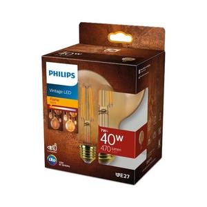 Bec LED dimabil VINTAGE Philips G95 E27/7W/230V 1800K imagine