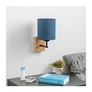 Lampă de perete Brilagi NUBILA WOOD 1xE27/25W/230V stejar/albastru închis imagine