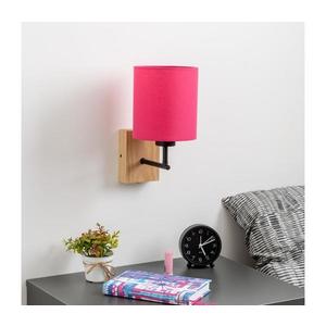 Lampă de perete Brilagi NUBILA WOOD 1xE27/25W/230V stejar/roz imagine