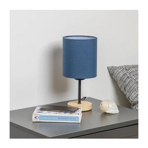 Lampă de masă Brilagi NUBILA WOOD 1xE27/25W/230V stejar/albastru închis imagine