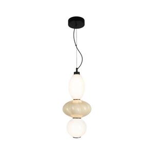Lustră LED pe cablu ASCOLI LED/18W/230V d. 20 cm bej imagine
