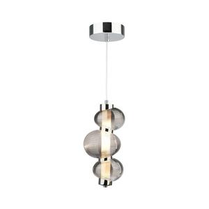 Lustră LED pe cablu BOLLA LED/12W/230V d. 16 cm fumuriu imagine