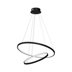 Lustră LED pe cablu HOOP LED/51W/230V d. 60 cm 4000K negru imagine