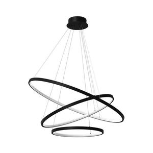 Lustră LED pe cablu HOOP LED/93W/230V d. 60 cm 4000K negru imagine
