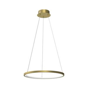 Lustră LED pe cablu HOOP LED/27W/230V d. 50 cm 4000K auriu imagine