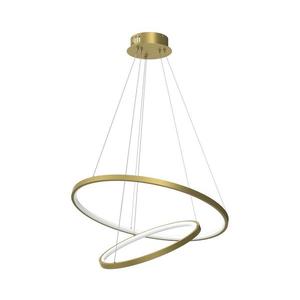 Lustră LED pe cablu HOOP LED/51W/230V d. 60 cm 4000K auriu imagine