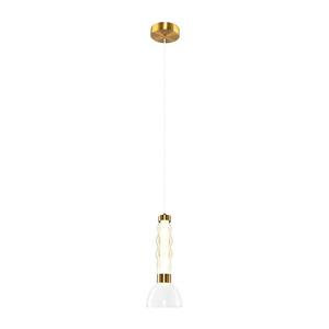 Lustră LED pe cablu LUCCO LED/13W/230V d. 15 cm auriu imagine