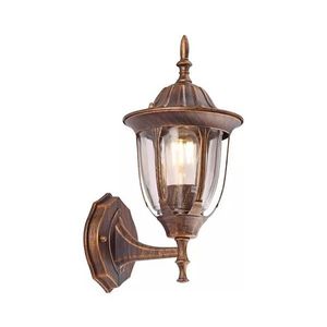 Aplică de exterior MANOEL 1xE27/15W/230V IP44 patină bronz imagine
