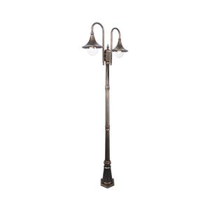 Lampă de exterior TALEZ 2xE27/15W/230V IP44 patină bronz imagine