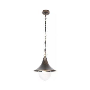 Lustră pe lanț de exterior TALEZ 1xE27/15W/230V IP44 patină bronz imagine