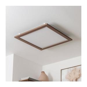 Plafonieră LED Brilagi SLIMFRAME WOOD LED/58W/230V 64x64 cm maro închis imagine