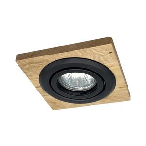 Corp de iluminat încastrat TOBBY 1xG9/20W/230V 11, 5x11, 5 cm stejar/negru imagine